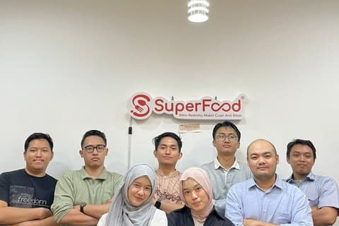 SuperFood product team at the office