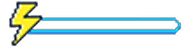 Pixel-art energy bar from the game HUD