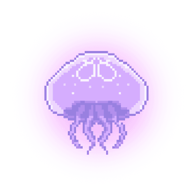 Golden jellyfish collectible